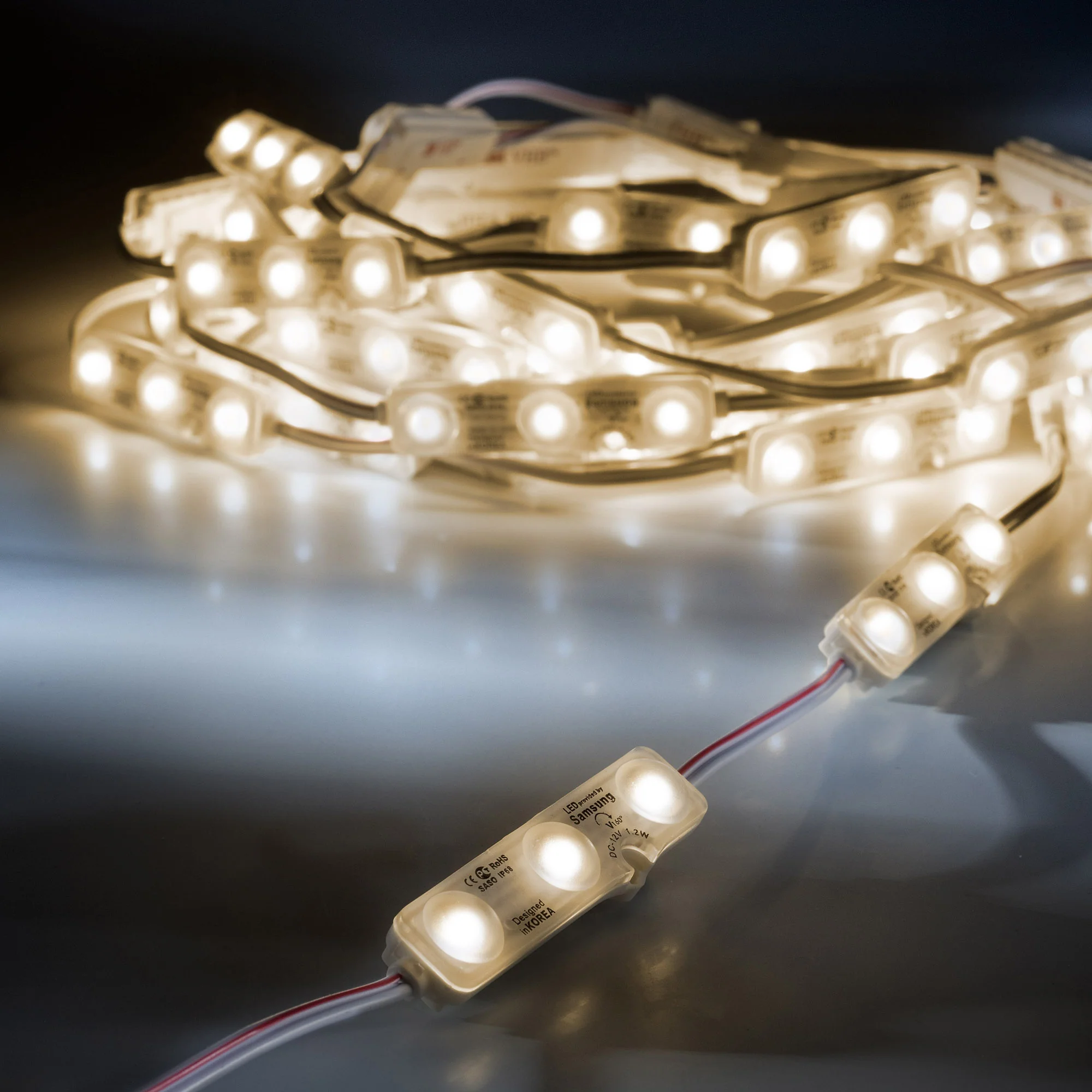 leds.de LED-Module, 3 LEDs, 12V, 50 Stück - Image 2